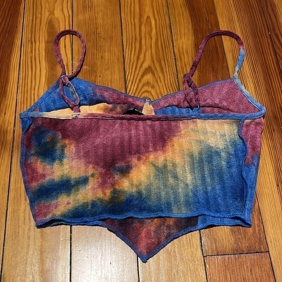 Shein XS crop top tie-dye - Picture 2 of 3